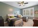 Inviting bedroom featuring two twin beds and window with shutters at 4224 Dogwood Bend Park, Duluth, GA 30096