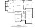 Detailed floor plan showcasing layout of the basement, including rooms and sauna at 702 Crescent Cir, Canton, GA 30115