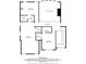 Detailed floor plan showcasing layout of the second level, including bedrooms and hall at 702 Crescent Cir, Canton, GA 30115