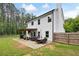 Spacious backyard featuring a covered patio, dining area, and ample space for outdoor entertaining at 1417 Woodrow Kay Rd, Rockmart, GA 30153