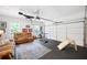 Spacious garage with carpet, ample space, and room for recreational activities and storage at 1417 Woodrow Kay Rd, Rockmart, GA 30153