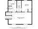 Layout of basement with recreation room, bedroom, bathroom, laundry, and electrical room at 3966 N Indian Nw Cir, Kennesaw, GA 30144