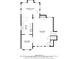 Detailed floor plan showcasing the layout of the main level: living, dining, kitchen, and breakfast nook at 3966 N Indian Nw Cir, Kennesaw, GA 30144