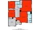 Detailed floor plan showcasing the layout of the house, including bedrooms, bathrooms, and living spaces at 6684 Crane Ave, Fairburn, GA 30213
