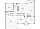 This is a floor plan showing the layout of the home including the living room, kitchen, bedrooms, and bathrooms at 56 Addison Woods Dr, Sugar Hill, GA 30518