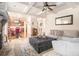 Open-concept floor plan with kitchen, dining, and living room areas, offering spacious living at 5925 Whitney Ct, Cumming, GA 30041