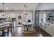 Open kitchen and dining area with access to the backyard patio at 13 Westbrook Rd, Carrollton, GA 30116