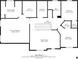 Floor plan showcasing the primary rooms, bedrooms, laundry, and Gathering room layout at 13 Westbrook Rd, Carrollton, GA 30116