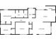 Detailed floor plan of the house layout, showing room sizes and locations at 2621 Gordon Se Cir, Smyrna, GA 30080