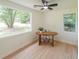 Bright office features modern windows and a wood table at 2621 Gordon Se Cir, Smyrna, GA 30080