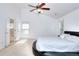 Main bedroom boasts a unique round bed and ensuite bathroom, creating a private and luxurious retreat at 630 Beckenham Walk Dr, Dacula, GA 30019