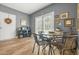 Cozy breakfast nook with seating for four and warm wood flooring at 2959 Pritchards Mill Trl, Douglasville, GA 30135