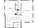 Second floor plan features a large living room, guest bedroom, laundry, and walk in closet at 3977 Sweet Bottom Dr, Duluth, GA 30096