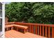 Inviting outdoor deck featuring built-in benches and lush greenery for a private outdoor space at 2061 Pinnacle Pointe Dr, Norcross, GA 30071