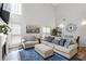 Open-concept living room and dining area with neutral color palette at 2061 Pinnacle Pointe Dr, Norcross, GA 30071