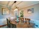 Dining room features a large wooden table perfect for Gathering dinners and entertaining at 368 Lambeth Dr, Hiram, GA 30141