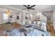 Open-concept living room and dining area with lots of natural light at 2048 Mcafee Rd, Decatur, GA 30032
