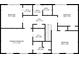 Floor plan displaying bedroom and bathroom dimensions at 4366 Cedar Wood Sw Dr, Lilburn, GA 30047