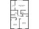 Floor 3 plan featuring primary bedroom, bath, walk in closet, hall and two bedrooms at 456 Harmony Grove Rd, Lilburn, GA 30047
