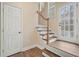 Entryway with hardwood flooring, stairs, and natural light at 465 Woodbrook Ways, Lawrenceville, GA 30043