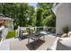 Relaxing back porch featuring outdoor seating, perfect for enjoying the tranquil surroundings at 1195 Cameron Ct, Atlanta, GA 30306