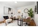 Stylish home office with hardwood floors, contemporary furnishings, and tasteful decor for a productive workspace at 1195 Cameron Ct, Atlanta, GA 30306