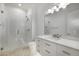 Modern bathroom with a glass-enclosed shower, sleek vanity, and contemporary fixtures, offering a spa-like experience at 306 Pinecrest Ne Rd, Atlanta, GA 30342