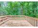 This large deck with railings is perfect for enjoying the lush and private backyard setting at 3440 Quinn Ridge Dr, Snellville, GA 30039