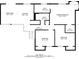 Third floor layout with a primary bedroom, dining area, kitchen, and two bathrooms at 3440 Quinn Ridge Dr, Snellville, GA 30039