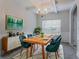 Elegant dining room featuring modern decor, natural light, and stylish furnishings at 3469 Stoneleigh Walk, Lithonia, GA 30038