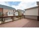 Large wooden deck overlooking the backyard and neighborhood at 4503 Kendall Way, Roswell, GA 30075
