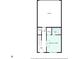 Detailed first-floor plan showcasing the layout of the townhome including the room dimensions at 4503 Kendall Way, Roswell, GA 30075
