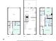 Three-story floor plans feature garages, kitchens, bedrooms, and bathrooms at 4503 Kendall Way, Roswell, GA 30075
