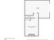 Basement floor plan featuring a garage, unfinished basement space with a fireplace and a closet at 609 Redwood Drive Dr, Woodstock, GA 30189