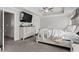 Main bedroom featuring a TV and carpet at 242 Crestbrook Ln, Dallas, GA 30157