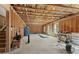 Unfinished basement showing exposed framing, mechanicals, and concrete floor at 242 Crestbrook Ln, Dallas, GA 30157