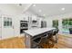 Modern kitchen with stainless steel appliances, breakfast bar, and ample counter space at 3356 Thornewood Dr, Atlanta, GA 30340