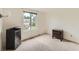 Bedroom showcasing carpeted floors and a view from the window at 4470 Hopkins Lake Nw Dr, Duluth, GA 30096