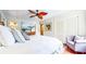 Bedroom with hardwood floors, windows, and ceiling fan at 773 N Superior Ave, Decatur, GA 30033