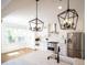 Modern kitchen with stainless steel appliances and white cabinets at 1164 Baylor Nw St, Atlanta, GA 30318