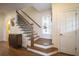 Staircase featuring wood and iron accents at 1164 Baylor Nw St, Atlanta, GA 30318