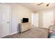 Carpeted bedroom with neutral walls and multiple closets for ample storage at 2022 Ramblewood Ne Ct, Marietta, GA 30062