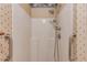 Accessible walk-in shower with safety bars at 2088 Blackberry Ln, Auburn, GA 30011