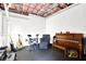 Unfinished basement with exposed ceilings and concrete floors. Ready to customize at 3897 Tanbark Ct, Marietta, GA 30066