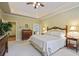 Spacious main bedroom featuring a tray ceiling, and lots of natural light, creating a tranquil retreat at 414 Wallis Farm Way, Marietta, GA 30064