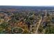 An overhead aerial view highlights the home's setting, complemented by mature trees and a friendly community at 3310 Bryan Way, Marietta, GA 30008
