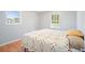 Cozy bedroom with neutral walls and hardwood floors at 3310 Bryan Way, Marietta, GA 30008