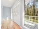 Inviting hallway with newly installed hardwood floors at 3310 Bryan Way, Marietta, GA 30008