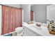 Bathroom featuring vanity, toilet and a shower with curtain at 4119 Alayna Lee Cir, Mcdonough, GA 30252