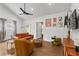 Inviting living room with stylish furnishings, hardwood floors, and ample natural light, perfect for gatherings at 1564 Belva Ave, Decatur, GA 30032